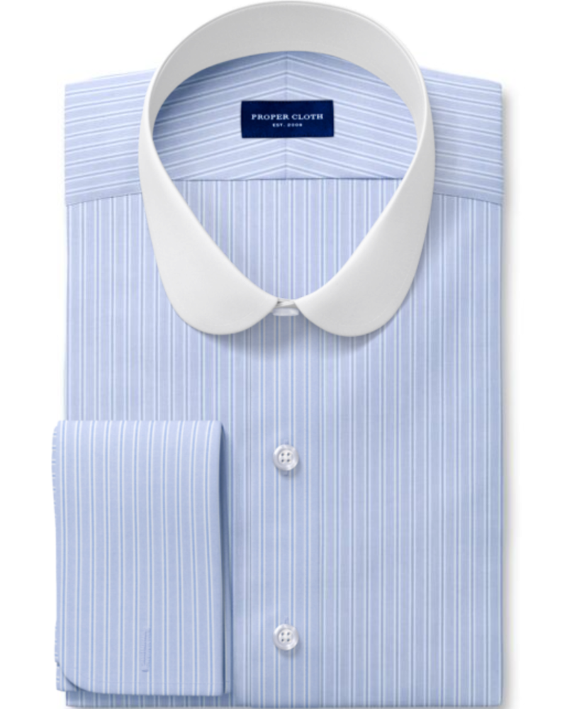 White club collar dress top shirt