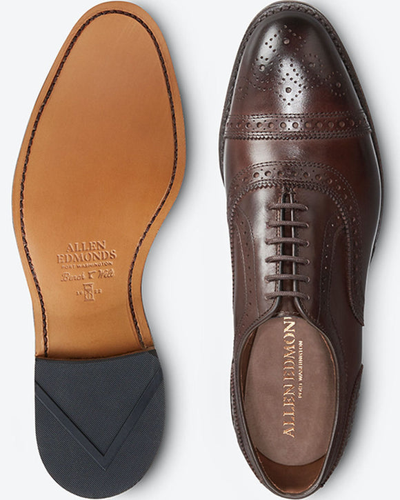 Allen Edmonds Strand Cap-Toe Oxford, Mahogany (Many Colors Available)