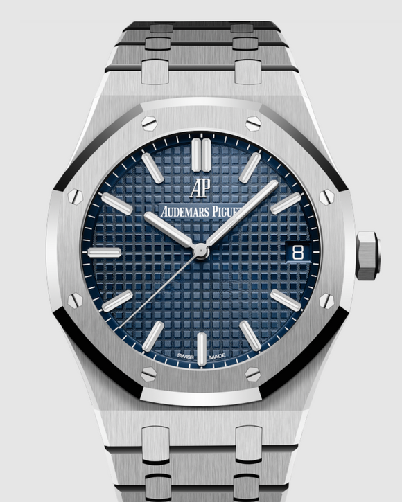 Audemars Piguet Royal Oak Automatic Watch, Blue (41mm)