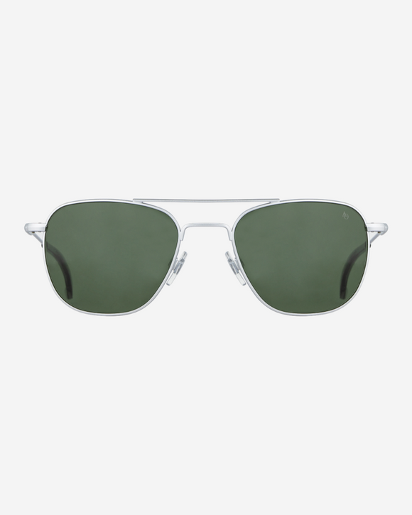 American Optical Original Pilot Sunglasses, Silver/Gray