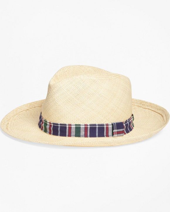 Brooks Brothers Straw Panama Hat, Natural