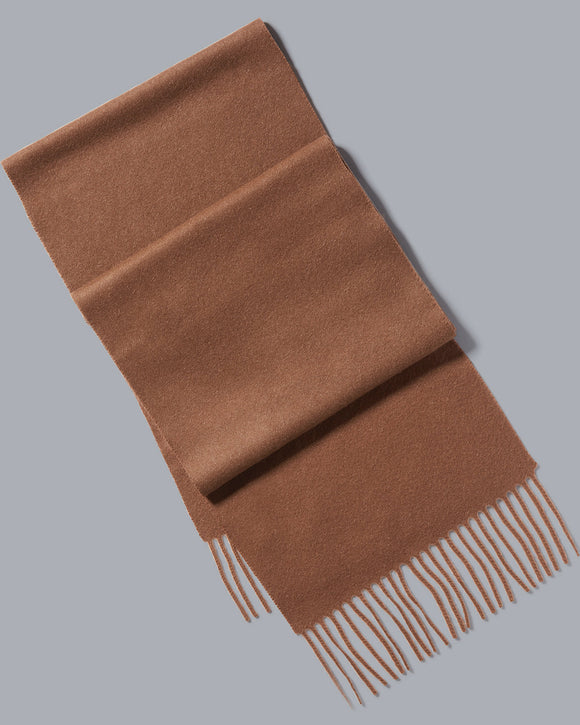 Charles Tyrwhitt Cashmere Scarf, Camel (6 Colors)