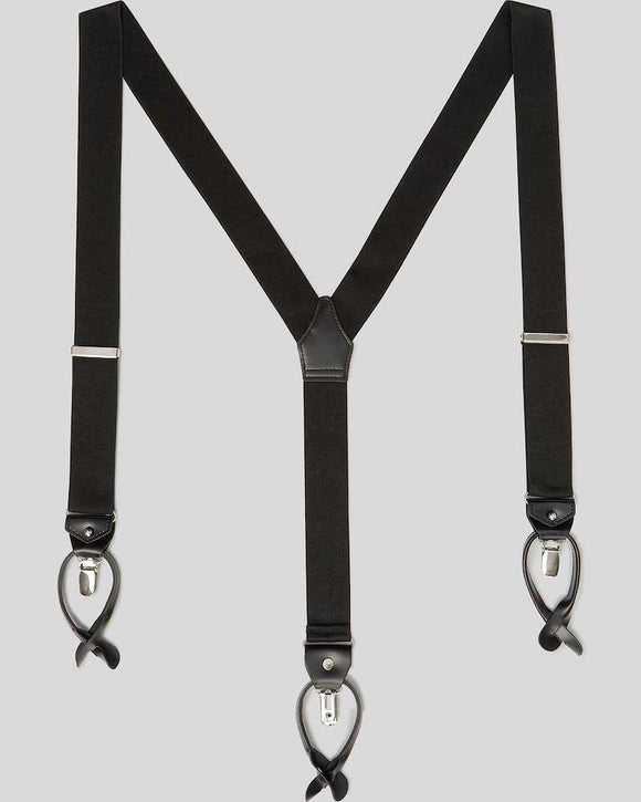 Charles Tyrwhitt Combination Suspenders, Black