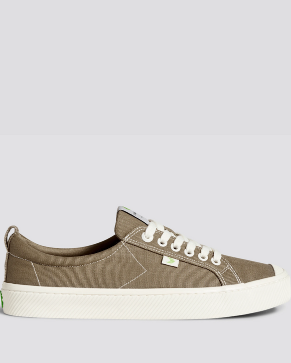 Cariuma Oca Organic Cotton Low Canvas Sneakers, Sand (10 Colors Available)