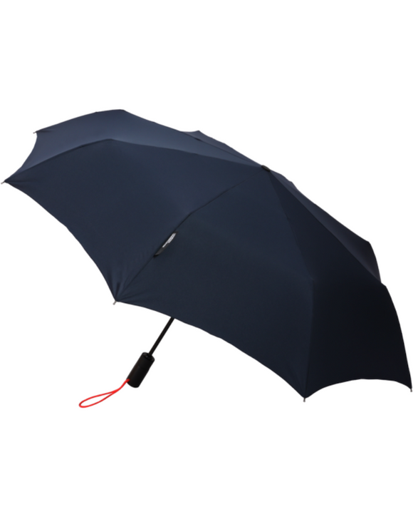 London Undercover 100% Recycled Polyester Automatic Open-Close Compact Umbrella, Navy
