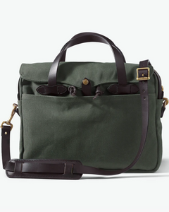 Filson Rugged Cotton Twill Original Briefcase, Otter Green (3 Colors)
