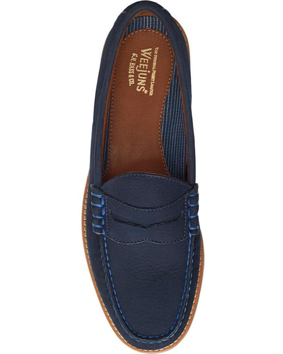 G.H. Bass & Co. Larson Nubuck Weejuns, Navy