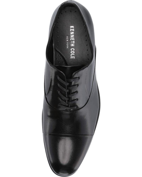 Kenneth Cole New York Chief Council Cap-Toe Oxfords, Black