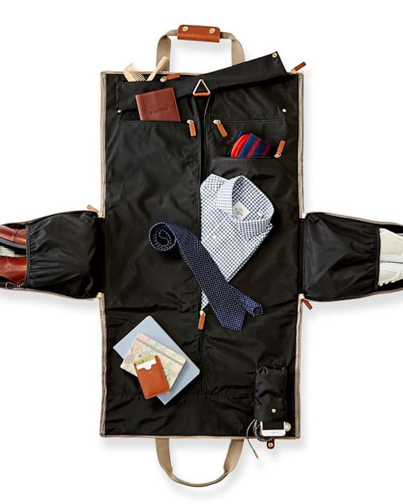 Mark & Graham Commuter 2-IN-1 Garment Bag, Navy (4 Colors)