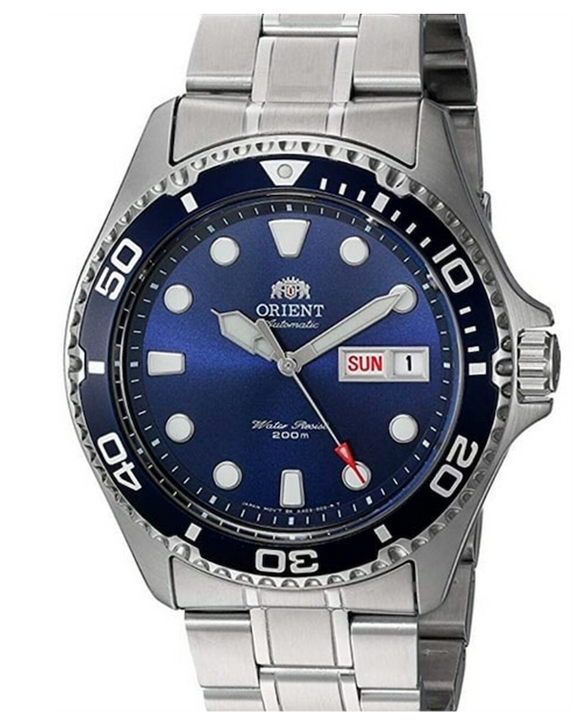 Orient Ray II Automatic Dive Watch, Blue (Also in Black) (41.5mm)