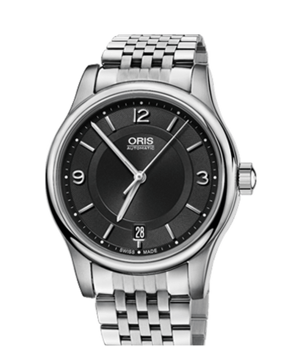 Oris Classic Date Automatic Watch, Black (37mm)