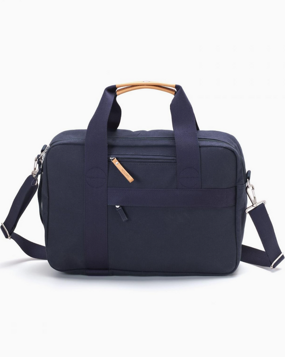 QWSTION Organic Cotton Office Bag, Navy (7 Colors)