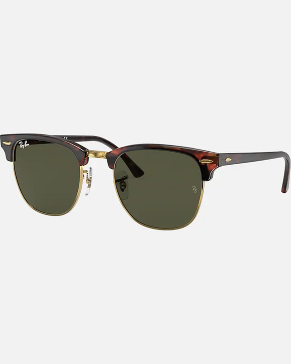 Ray-Ban Clubmaster Sunglasses, Polarized, Classic G-15 + Tortoise