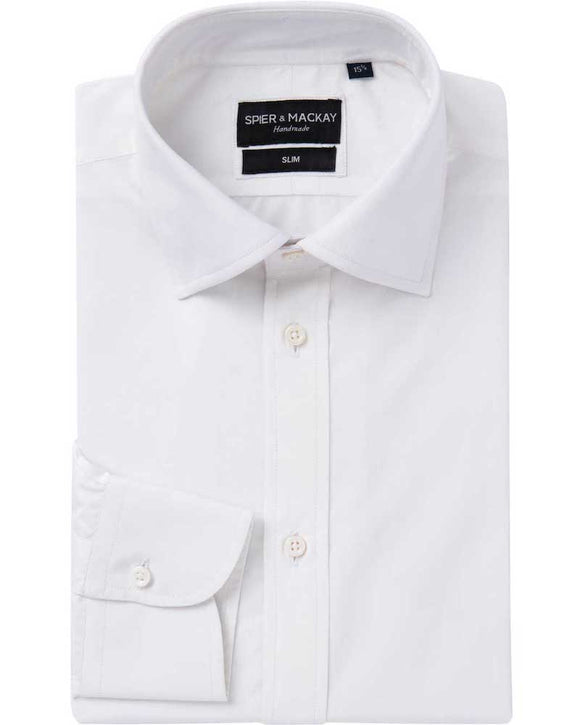 Spier & Mackay Dress Shirt, Premium White Poplin