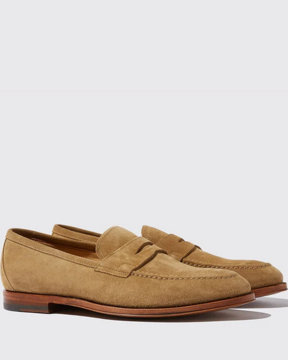 Scarosso Stefano Scamosciato Suede Loafers, Beige (2 Colors Available)