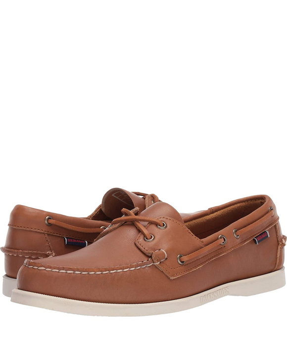 Sebago Dockside Portland Leather Boat Shoes, Tan