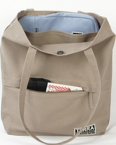 Terra Thread Organic Cotton Large Tote Bag (Dunia Tote), Sand Dune (10 Colors)