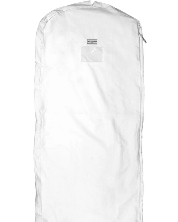 The Laundress 100% Cotton Hanging Storage Bag, White