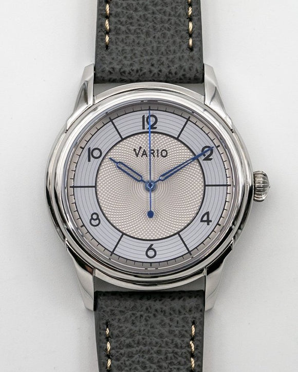 Vario Empire Seasons Winter White Automatic Watch, Silver/Blue (38mm)