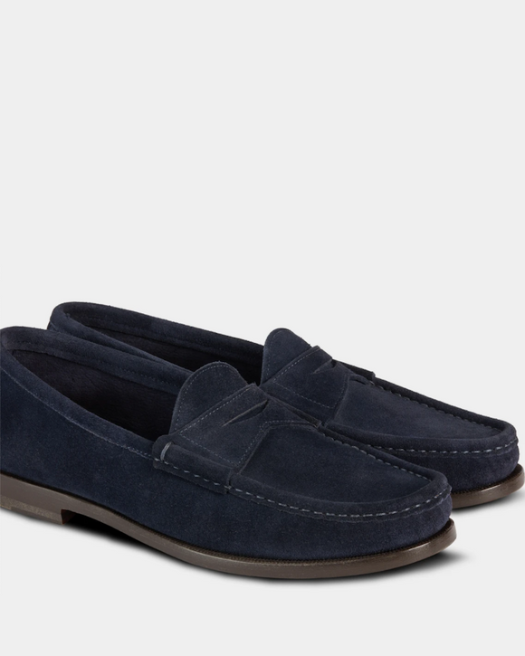Velasca Ost Suede Loafers, Blue (5 Colors Available)