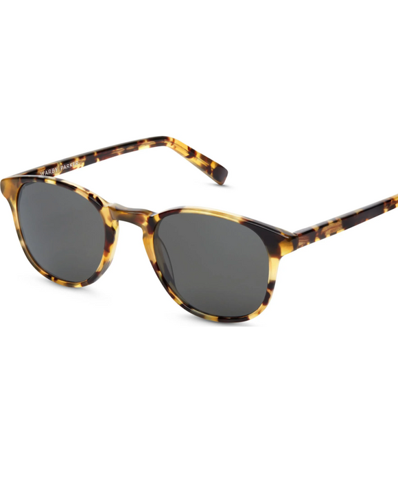 Warby Parker Downing Sunglasses, Polarized, Walnut Tortoise